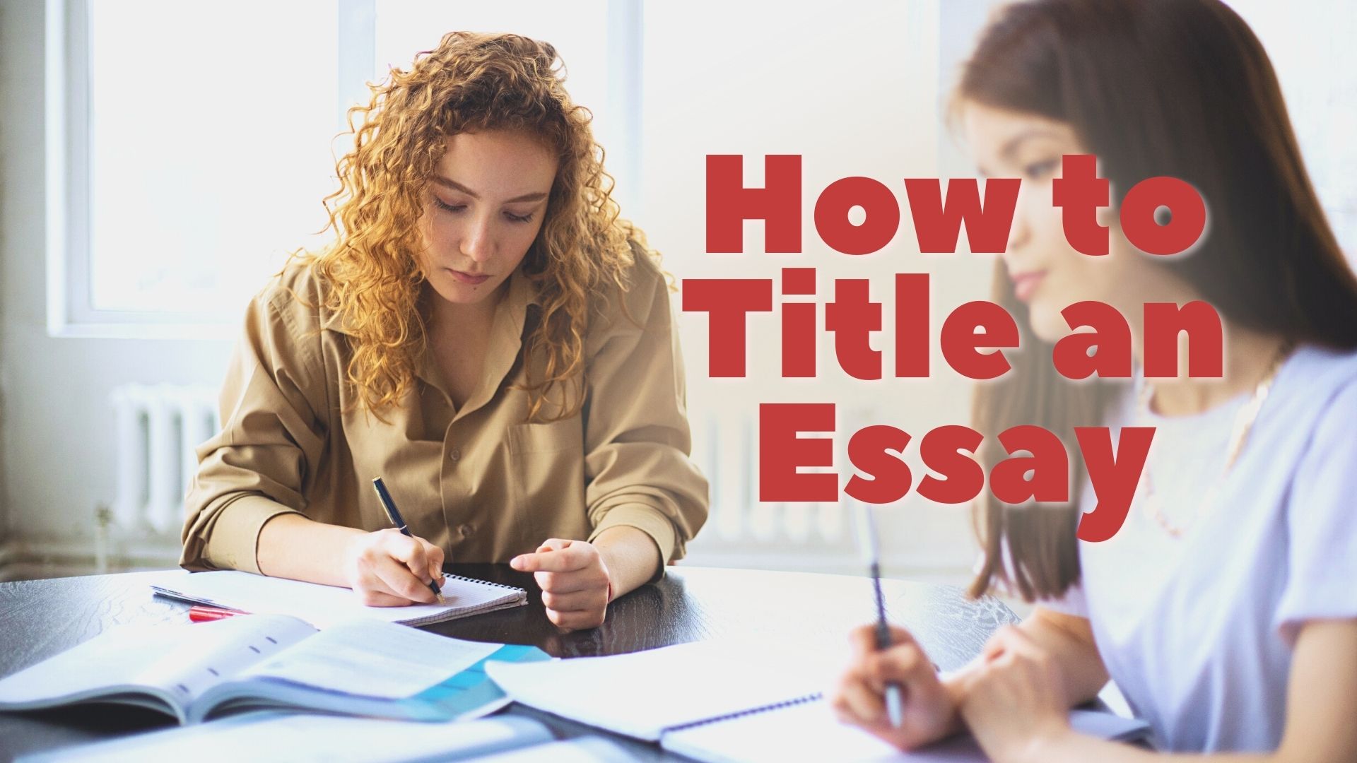 how to title an essay