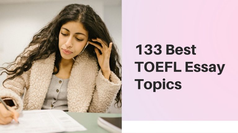 toefl writing essays topics