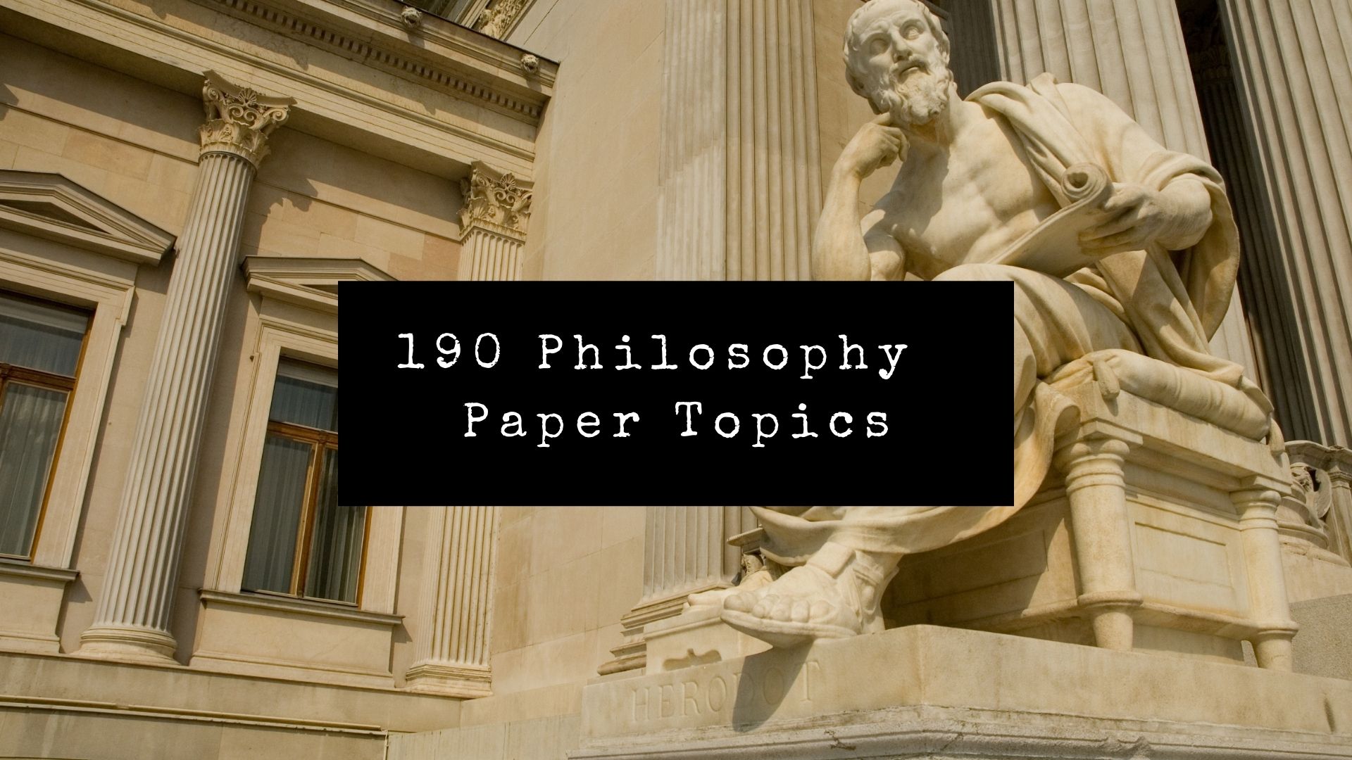 extended essay philosophy topics