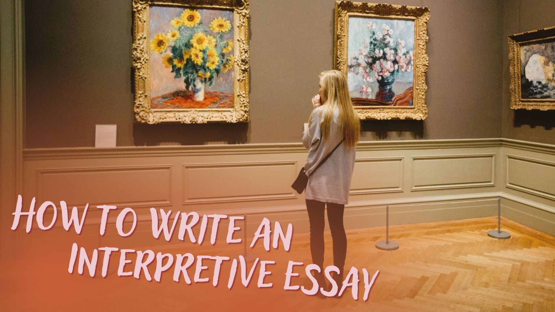 how to write an interpretive essay